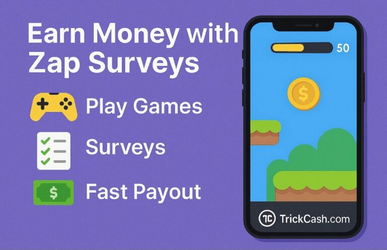 Zap-surveys-earn-money-by-playing-game