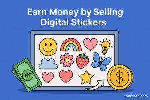 earn money by selling digital stickers or Sell digital planner stickers