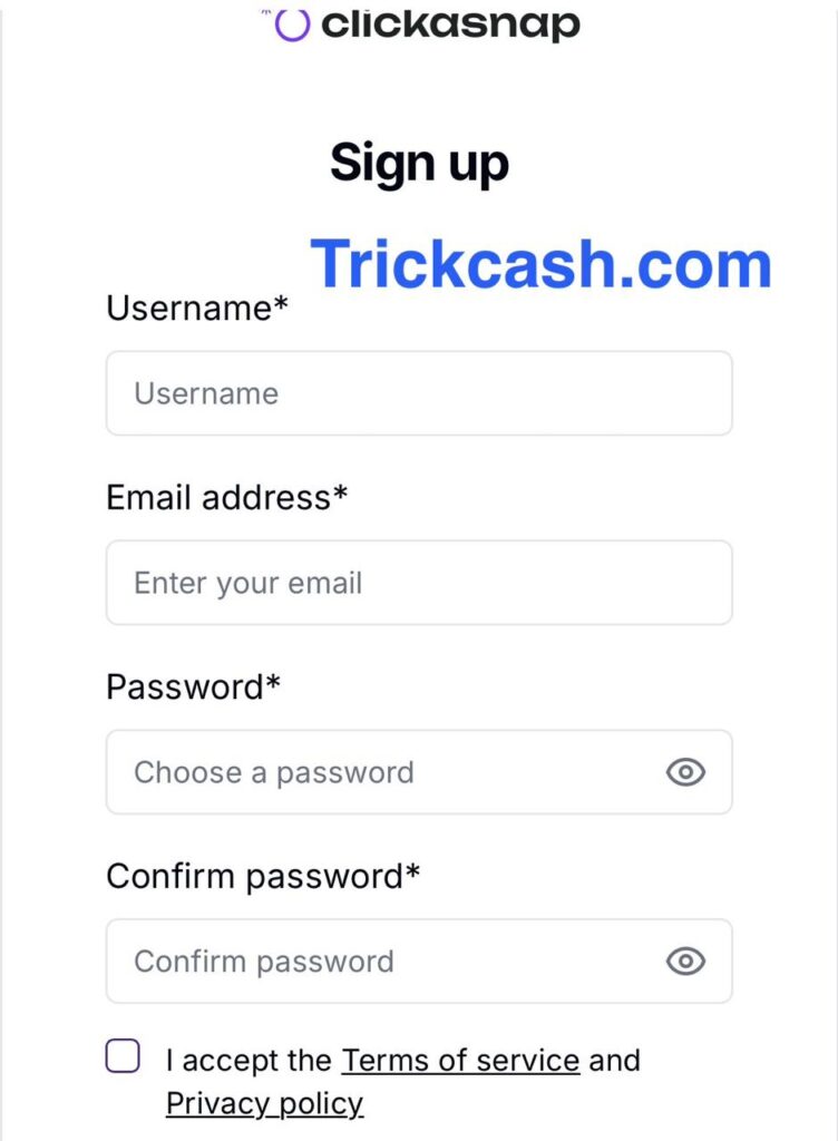 Clickasnap earnings trickcash